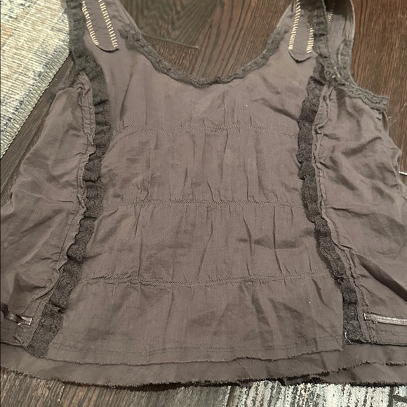 FREE PEOPLE Boho Ruched Shell Tank - Picture 4 of 5